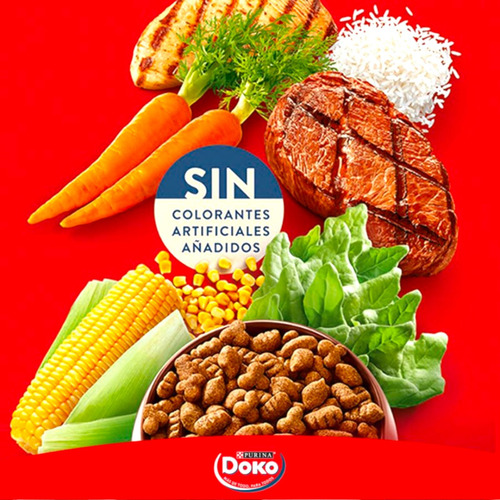Doko Adulto Sabor Carne, Pollo Cereales Y Vegetales 24 Kg