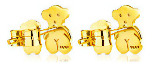 Pendientes Tous Symbols De Oro Amarillo Color Dorado