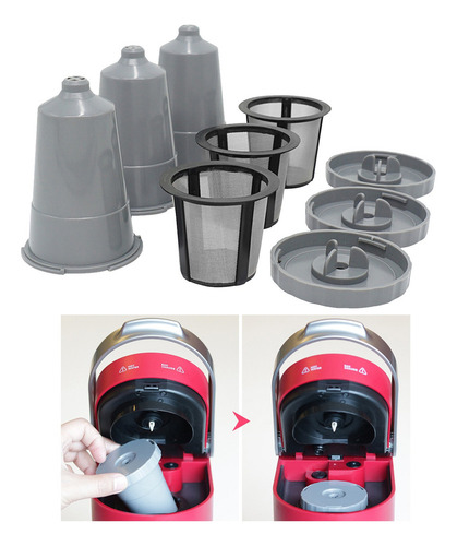 3 Filtros De Café Reutilizables Cápsula K Cup | Café Recarga