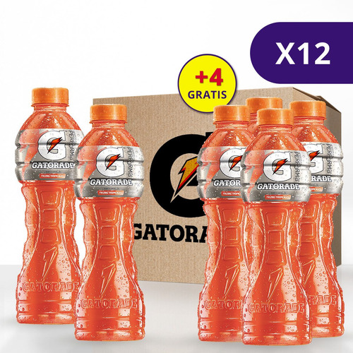Imagen 1 de 2 de Gatorade Tropical Botella De 500ml. 12 Unidades