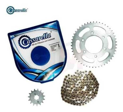 Cadena Y Piñones-  Para Moto Boxer Platino Ct100