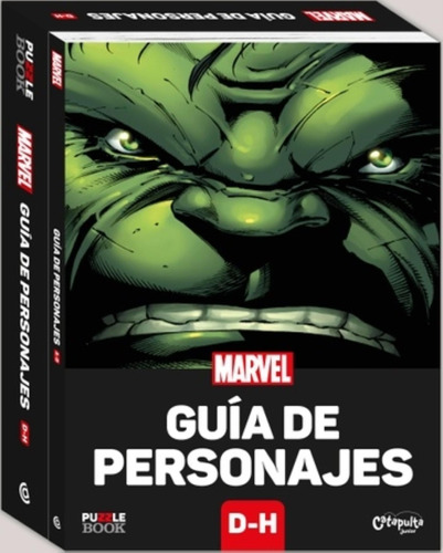 Marvel: Guia De Personajes D-h + Rompecabezas De Hulk 300 Pi