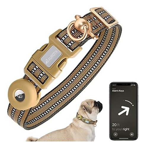 Collar De Perro Airtag, Soporte Ajustable Para Airtag Para P