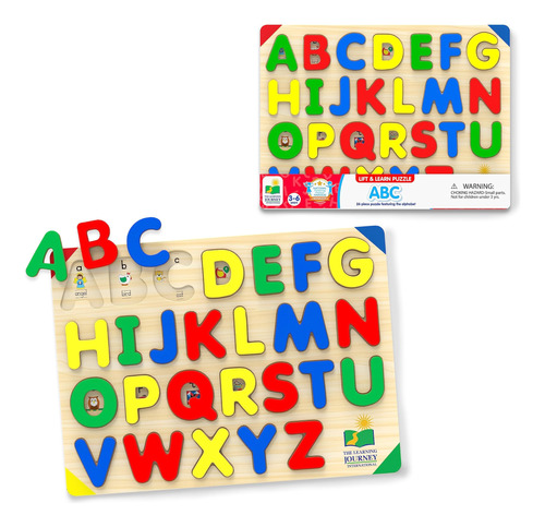 El Viaje De Aprendizaje: Lift & Learn Abc Puzzle - Rompecabe