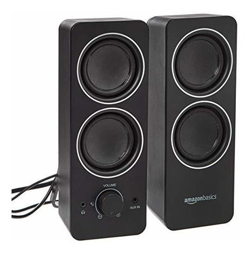 Amazonbasics Altavoces Externos Multimedia Alimentados Por C