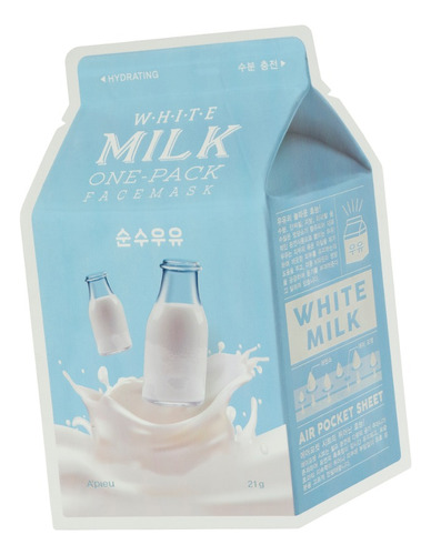 White Milk Facemask Mascarilla Hidratante De Leche (10pz)