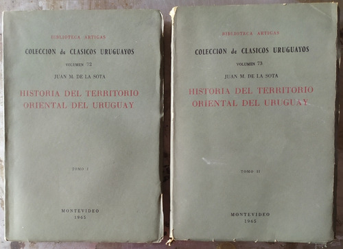 Juan De La Sota, Historia Territorio Oriental Uruguay, 2 Tom