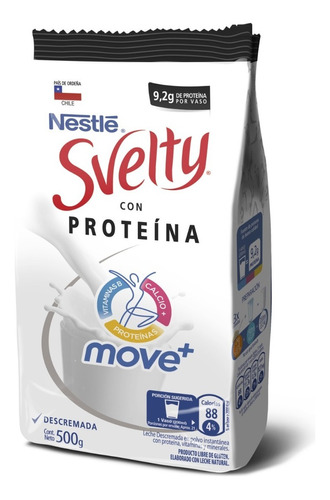 Svelty Proteina Leche Softpack 500g