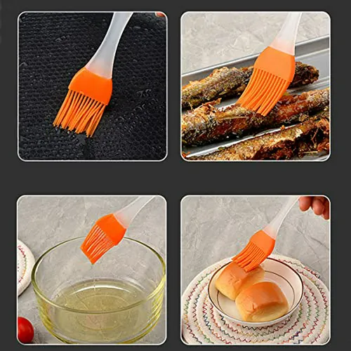 Brocha De Cocina De Silicona Para Asar Y Hornear, Pack De 4