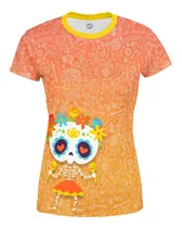 Comprar Playera Sublimada Día De Muertos Calavera Esqueletos Pareja 