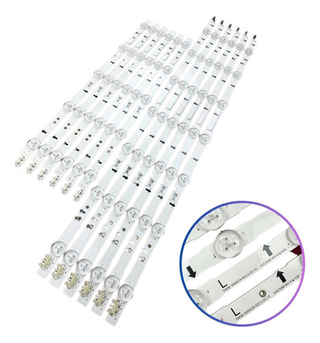 Kit Leds Samsung Un50j5300 Un50j300af - Nvo 6t/7l Y 6t/5l