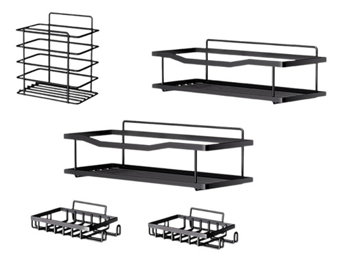 Estante De Ducha Organizadores Para Baño, Montado Estilo B