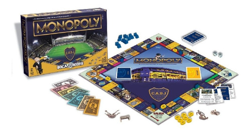 Juego De Mesa Monopoly Boca Juniors La Mitad Más Uno