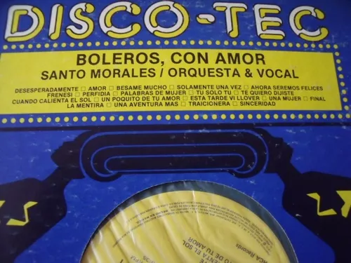 CD SANTO MORALES - BOLEROS CON AMOR - VOL. 1