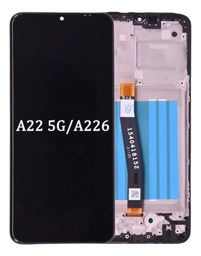 Display Compatible Samsung A22 5g Con Marco Sm-a226 Negro