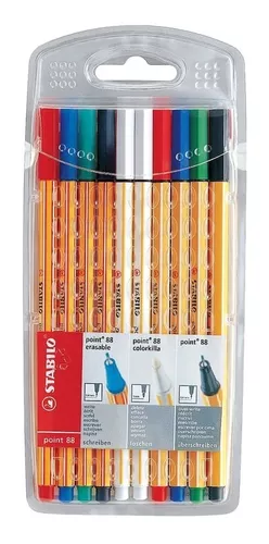 ROTULADORES STABILO POINT 88 C/12PZ MIX COLORES