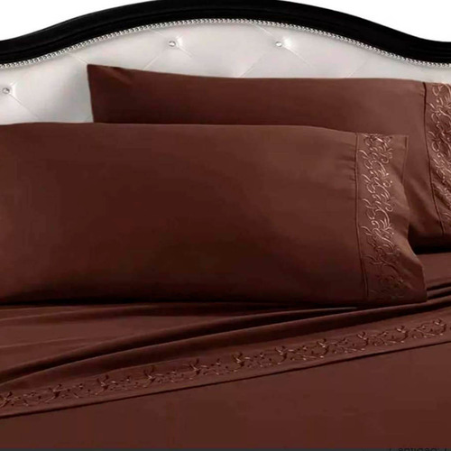 Sábanas Home 1800 Blancas Queen Size Juego Microfibra