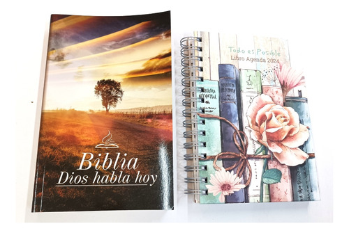 Pack Biblia Dios Habla Hoy + Libro Agenda 2024 + Libro 