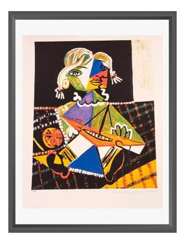 Pablo Picasso, El Barrilete Litografia Offset