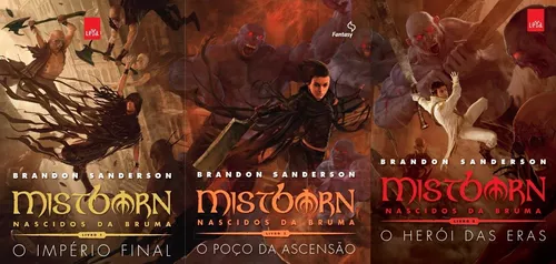 Trilogia Mistborn: Nascidos Da Bruma (3 Volumes) - Brandon Sanderson -  Traça Livraria e Sebo