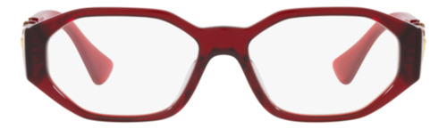 Anteojos Armazón Recetados Versace Biggie Ve332u Red + Rojo Ferrari | Medium 54mm