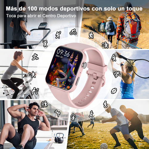 Reloje Smartwatch Inteligente Iowodo R30pro Smart Watch con Asistente de Voz 1.85