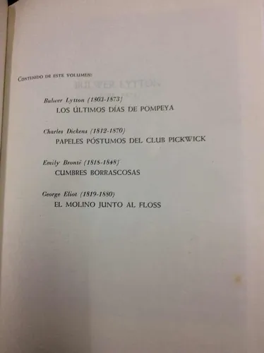 Maestros Ingleses - 5 Tomos - Editorial Planeta - Novelas (Usado)