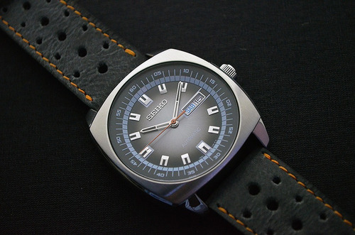 Seiko Gigante Cinza Snkm 97 - Estado De Novo - Lindo