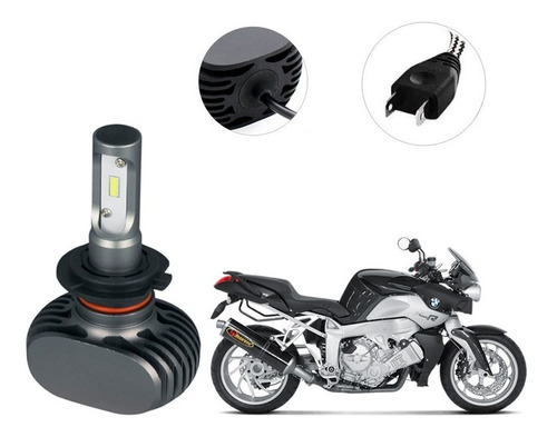 Lâmpada Ultra Led Farol Baixo Moto Bmw K 1200 Rs 2007 2008