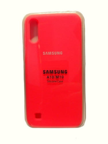 Forro Estuche  Samsung A10  | M10 Silicon Gamuzado 