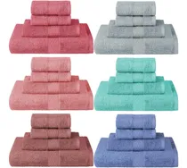 Comprar Juego De Toallas De 24 Piezas Toallas De Baño Suaves Toallas