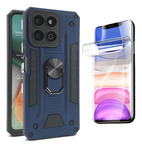 Funda Case + Mica Para Honor X5b Plus Protector Antigolpes
