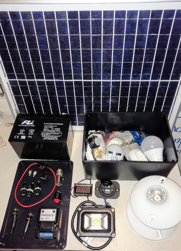 Planta Panel Solar Usb, Bombillos Led ¡kit Hágalo Ud Mismo!