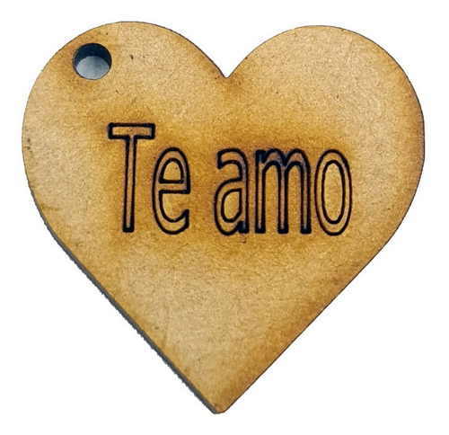 Corazon De Madera  Grabado Personalizado Mdf 3mm 40 Piezas