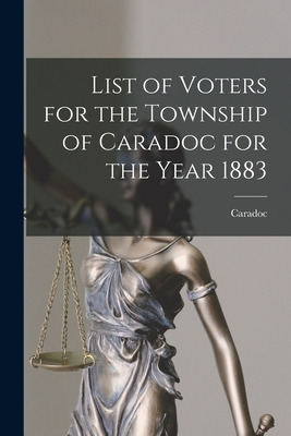 Libro List Of Voters For The Township Of Caradoc For The ...