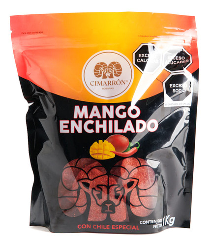 Mango Enchilado Natural Cimarron Botanas Snacks 2 Kg