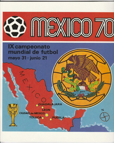 Album Mundial Mexico 1970 Panini ***(impreso)***