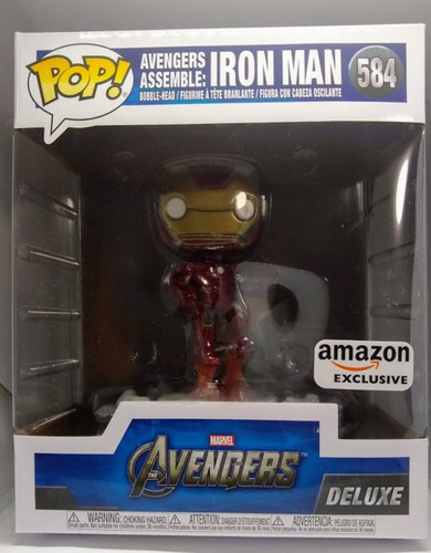 Funko Pop! Deluxe Avengers Assamble Iron Man 584 Exclusivo.