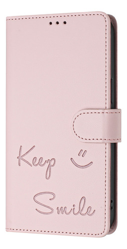 Funda De Piel Con Forma De Cara Sonriente Para Motorola Edge 60 Fusion/edge 60, Lápiz Capacitivo Con Bloqueo Rfid, A Prueba De Golpes, Tipo Cartera