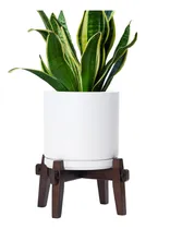 Comprar D'vine Dev Maceta De Ceramica Con Soporte De Madera, Juego D
