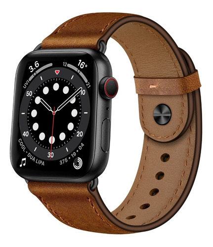 Correa Piel Premium Compatible Con Apple Watch 42/44mm A1