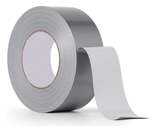 Fita Silver Tape Adesiva Multiuso 50m Rolo Reforçada Forte