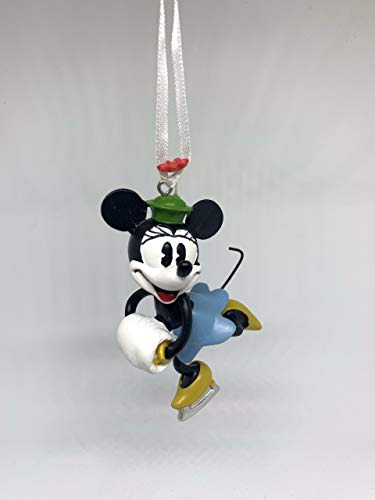 Hielo Sello Minnie Raton Patinaje Ornamentos De Navidad