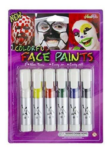 Miocloth 6 Color Face Paint Safe Non-toxic Face Body Make Up