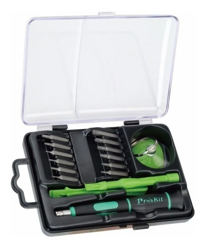 Imagen 5 de 7 de Kit Para Set Celulares Proskit Sd-9314 Puntas Torx Ts1 Ph Pl