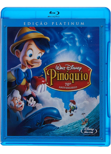 Bluray Disney Pinóquio Edição Platinum 70º Aniversário Novo