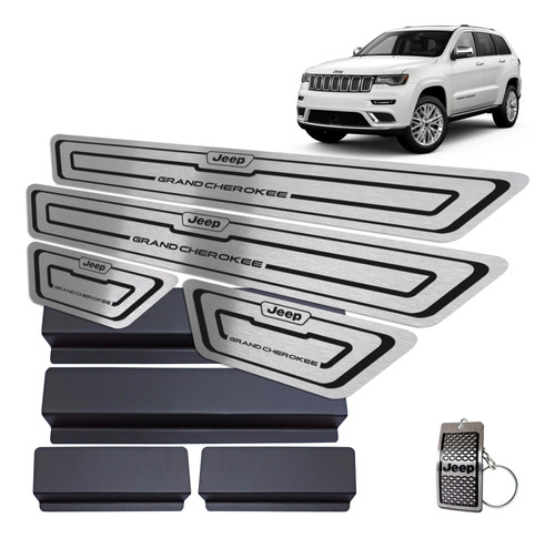 Grand Cherokee 13 A 18 Soleira Br Em Inox