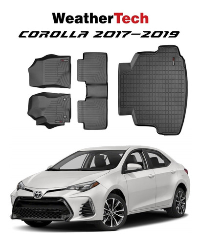 Weathertech Corolla 2017 - 2019 Negras