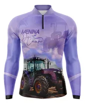 Comprar Camisa Camiseta Agro Trator Feminina Proteção Uv50+ Gll107