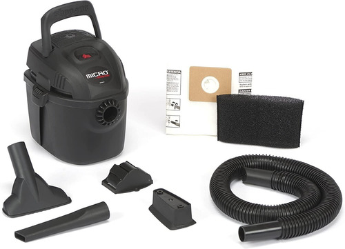 Shop-vac Micro Aspiradora Humeda Seca Galon Manguera Pie Cfm